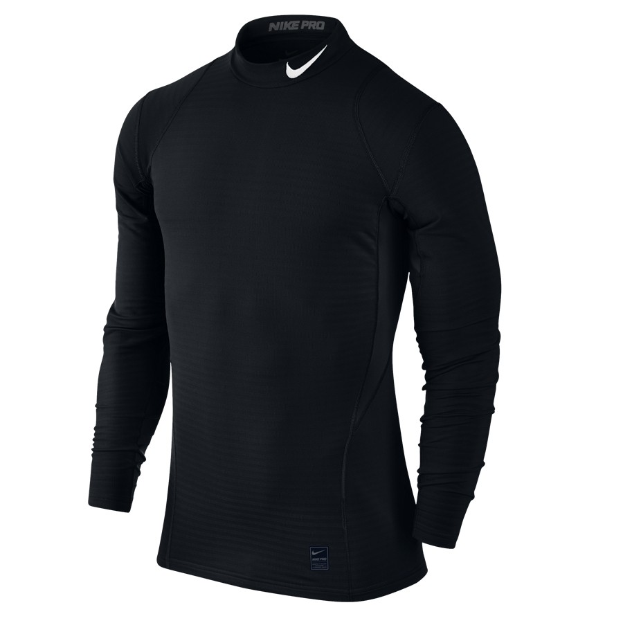 Nike Pro Warm Top-Black Training | Lowest Price Guaranteed