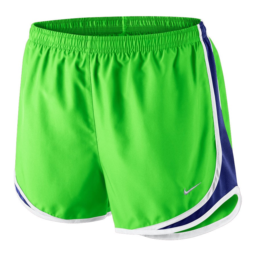 green nike tempo shorts