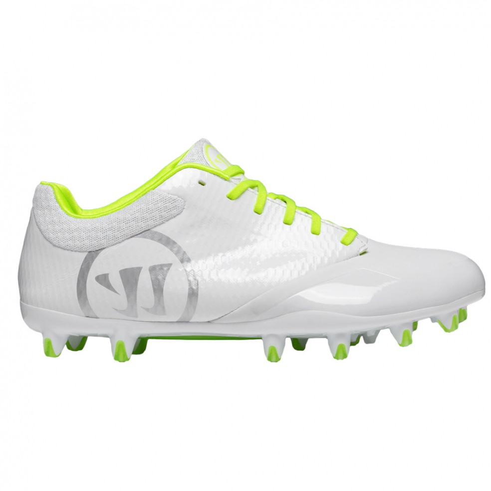 Warrior Burn Lacrosse Cleat Adult  White 