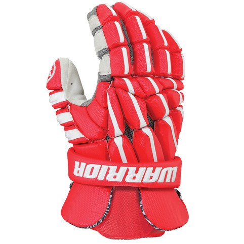 Warrior Regulator 2 War Tech A/C AX Suede Lacrosse Gloves Red 12" REG2GS RD 12 