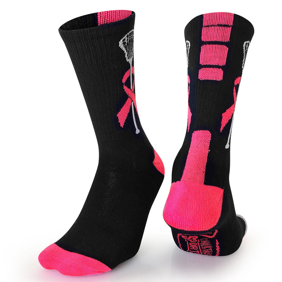Lacrosse Woven Mid Calf Socks - Awareness