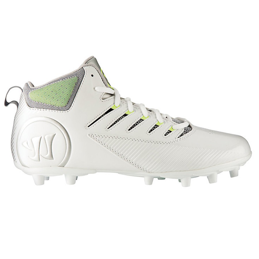 White Blue NEW Lists @ $80 Warrior 2nd Degree Senior Lacrosse Cleats 
