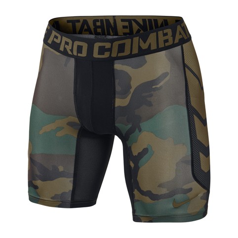 Nike Pro Combat Hypercool Woodland Shorts Lacrosse Bottoms
