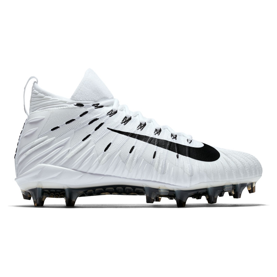 Nike Alpha Menace Elite-White Lacrosse Knights Cleats And Turfs