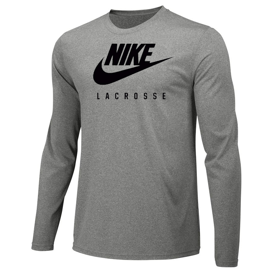 Nike Lacrosse Dri-Fit Legend Long Sleeve Tee Lacrosse Tops | Lowest ...
