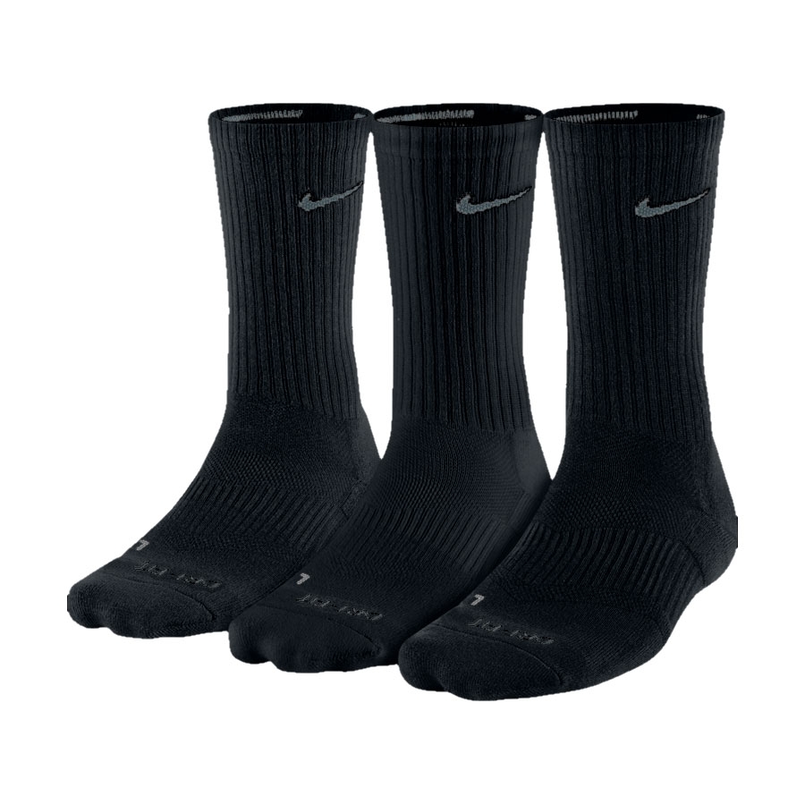 Unisex Nike Dry Cushion Crew Training Crew Sock-Black | Lowest Price ...