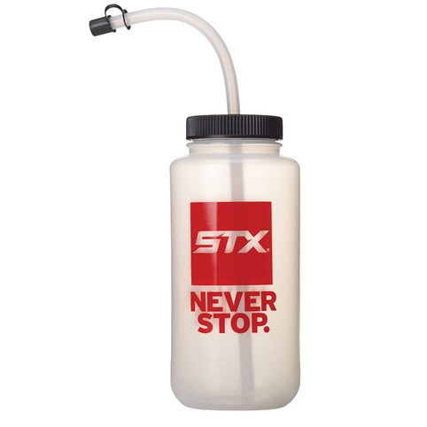 STX Water Bottle with Long Straw Clear