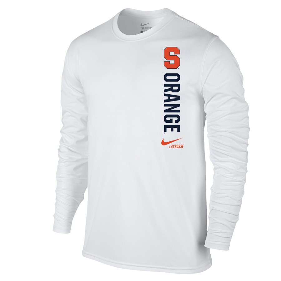 Nike Youth Long Sleeve Tee-Syracuse Lacrosse Tops | Free Shipping Over $75*