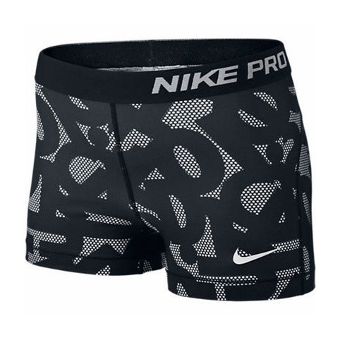 Nike Pro 3 inch Printed Short Black black Extra Large