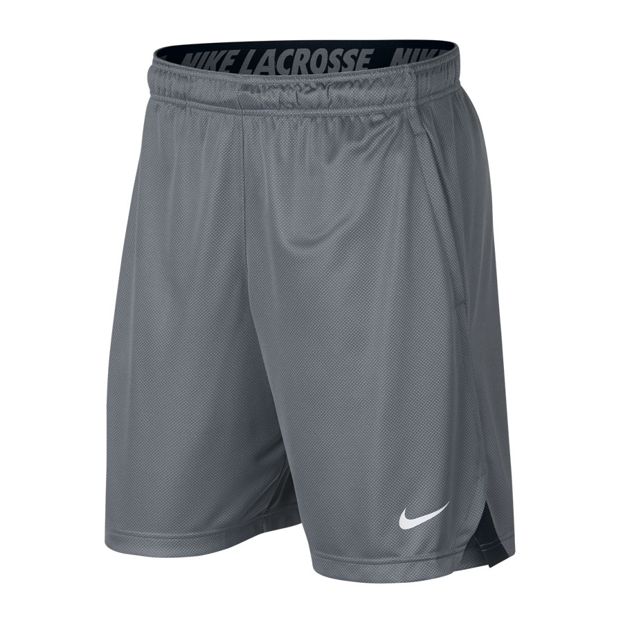 Men's Nike Lacrosse Knit Short-Grey Lacrosse Bottoms | Lowest Price ...