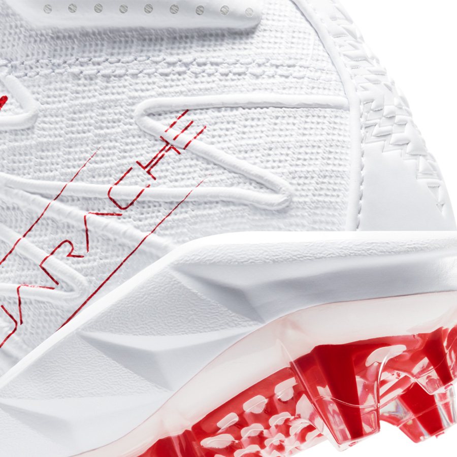 Size 11.5 Nike Alpha Huarache 7 Elite LAX Lacrosse Cleats White