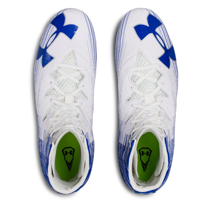 UA Highlight MC-White-Royal Lacrosse UA Footwear | Lowest Price Guaranteed
