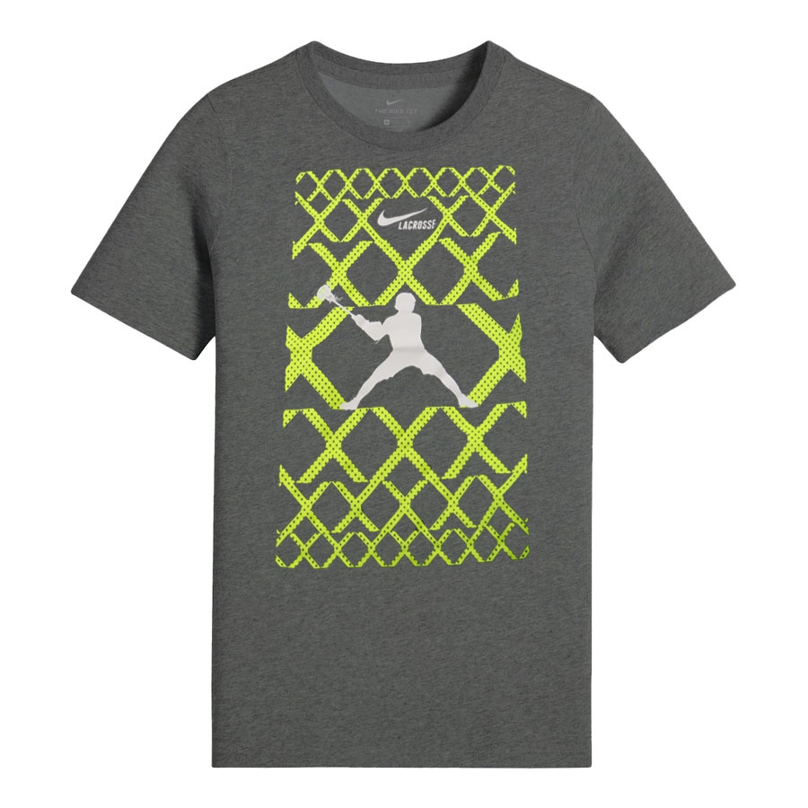 New w/tags Maverik DNA lacrosse Navy Training T-Shirt Youth Medium 3001894 
