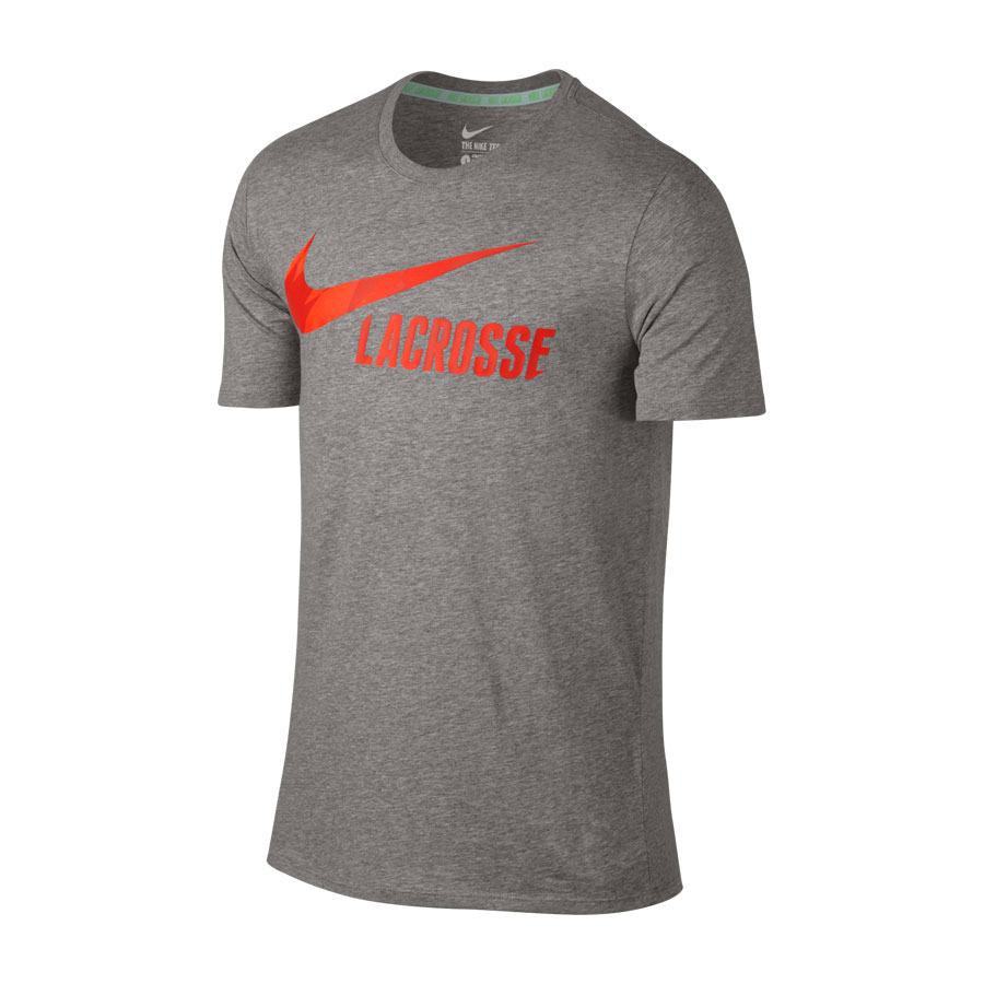 Nike Men's Lacrosse T-Shirt-Grey | Lowest Price Guaranteed