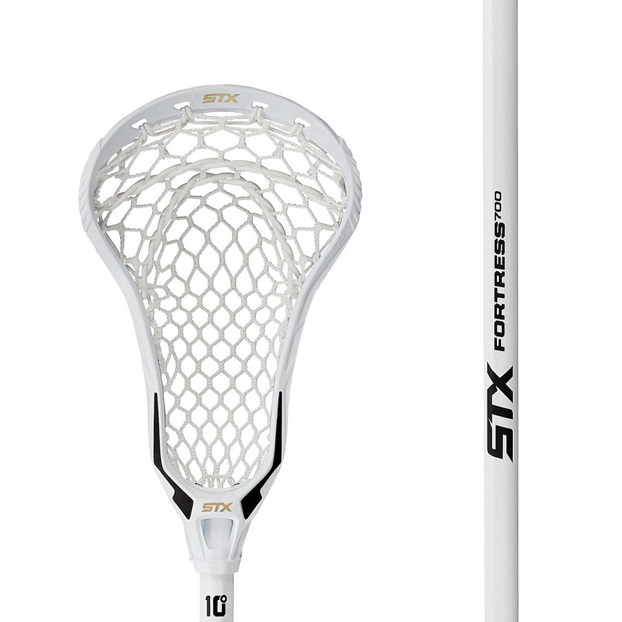 STX Lacrosse Fortress 700 Complete Stick with Crux Mesh Pro Pocket 