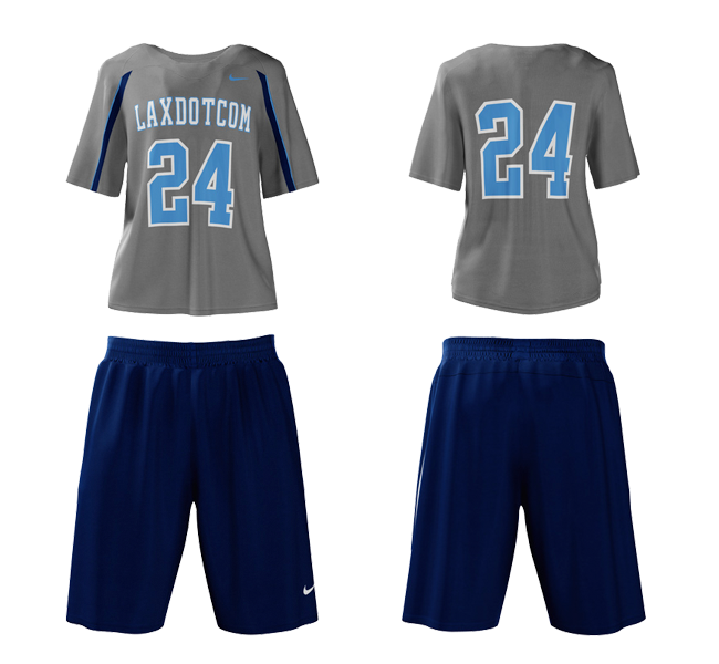 Men's Reversible Viewpoint Patriots Lacrosse Jersey  And Shorts Large L Uniform
